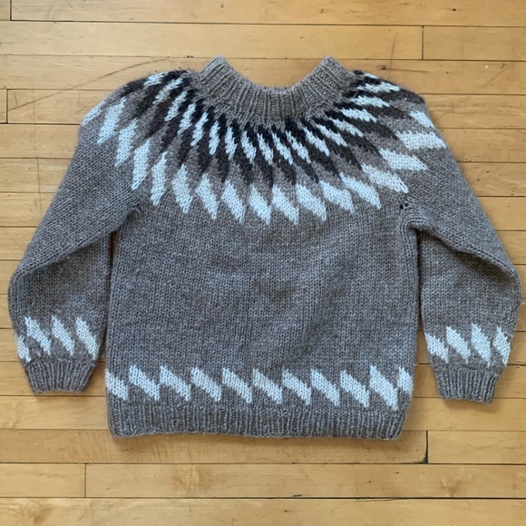 Brown Knit Sweater - Picture 1 of 6